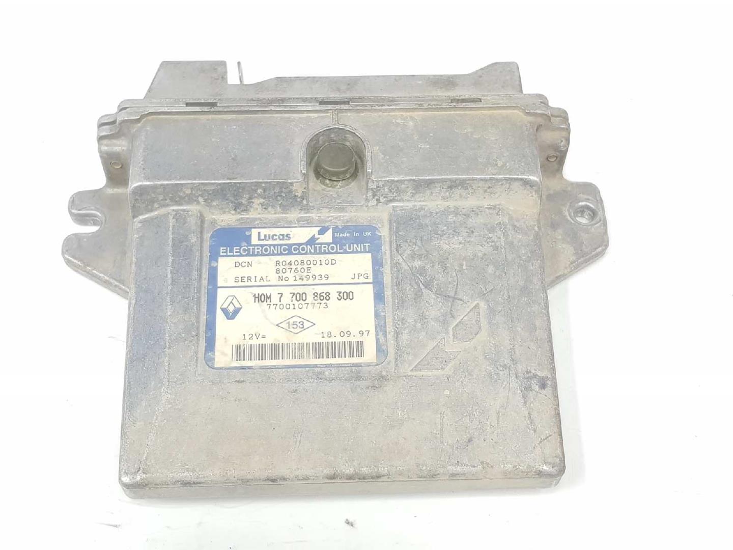 RENAULT Kangoo 1 generation (1998-2009) Engine Control Unit ECU 7700868300,7700107773,RO408010D 19751129