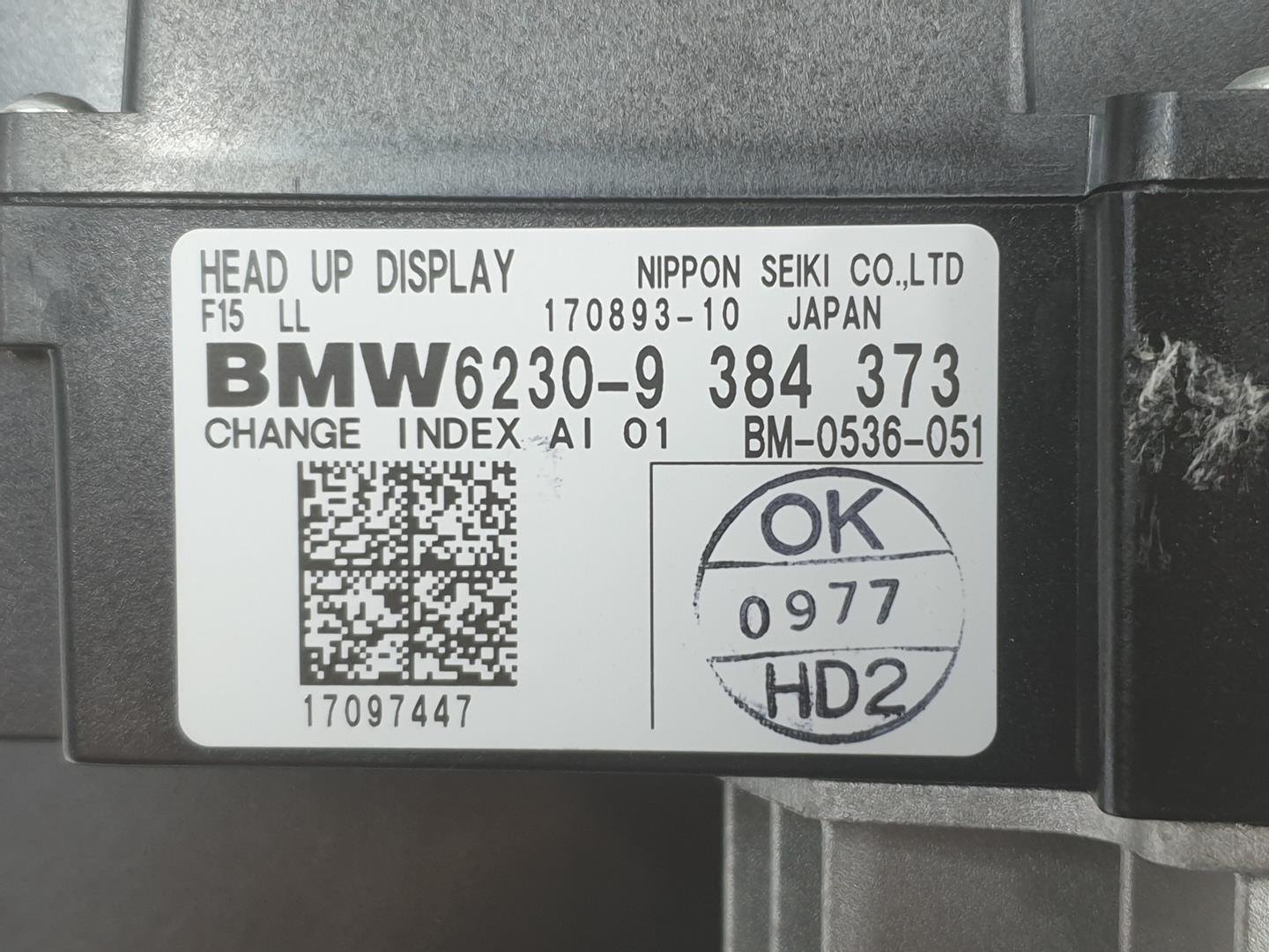 BMW X5 F15 (2013-2018) Afișaj Head-Up 9384373,62309384373,1212CD 19900637