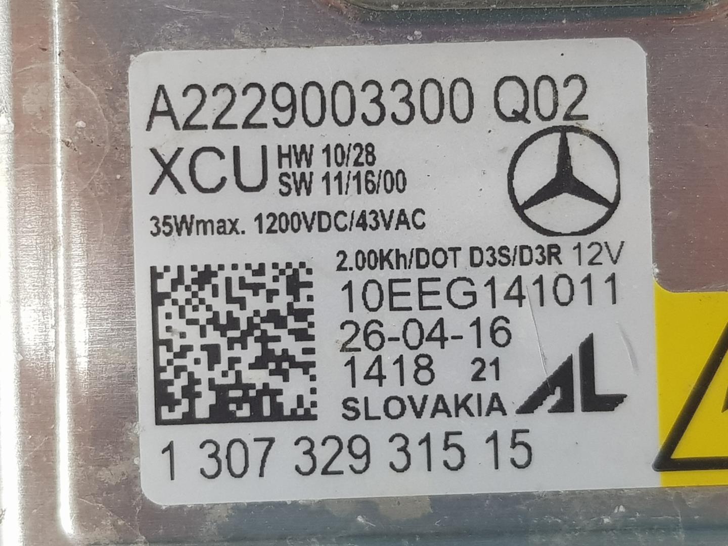 MERCEDES-BENZ CLA-Class C117 (2013-2016) Xenon-valon ohjausyksikkö A2229003302, 130732931515 19933336