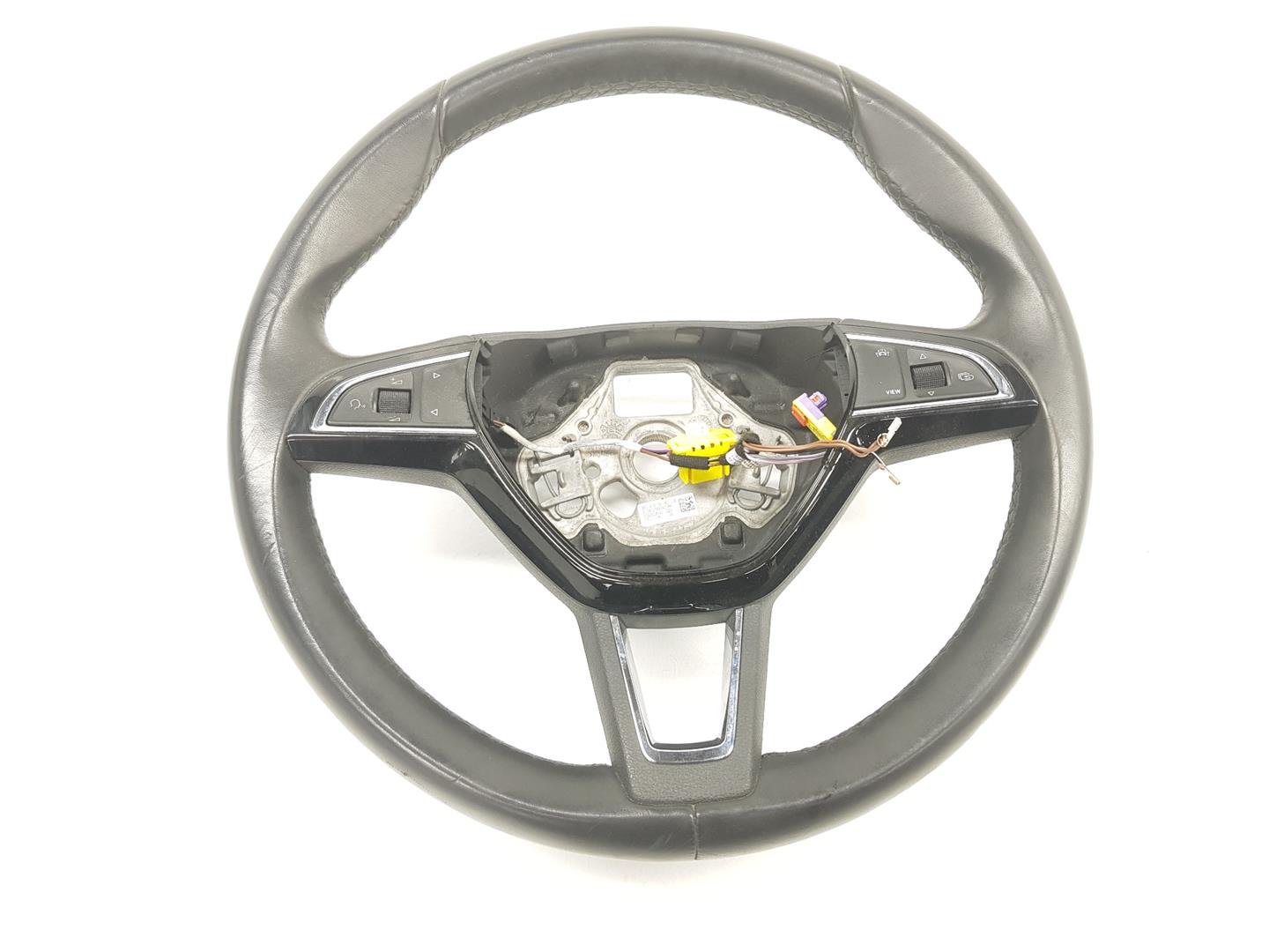 SKODA Fabia 3 generation (2014-2021) Steering Wheel 5E0419091BQ,5E0419091BQ 24217219