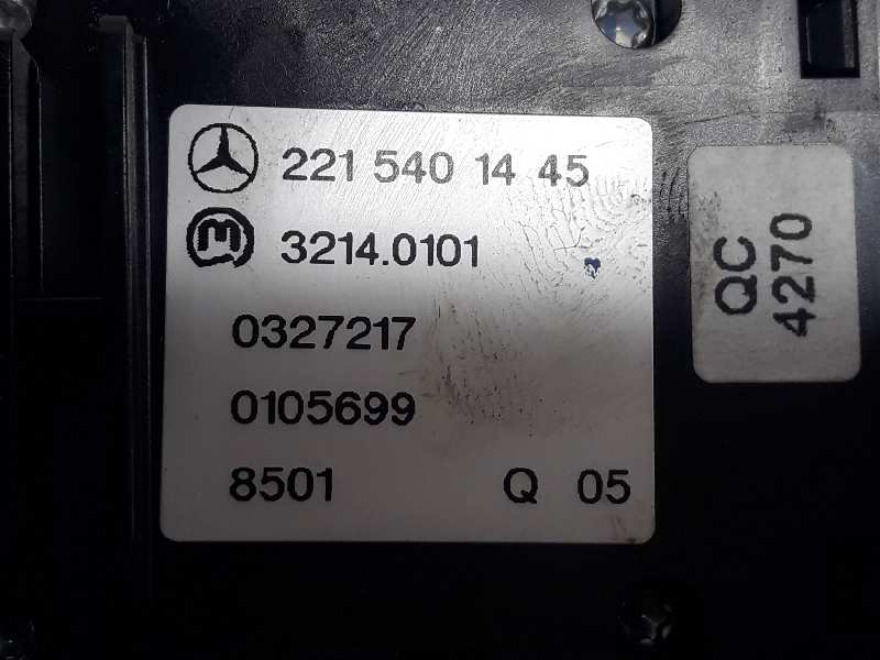 MERCEDES-BENZ S-Class W221 (2005-2013) Handbrake Button A2215401445, 32140101 19651455