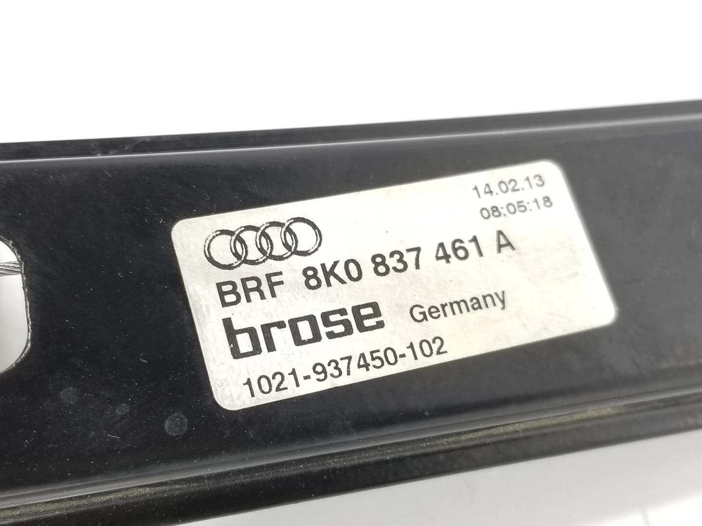 AUDI A4 B8/8K (2011-2016) Priekinių kairių durų stiklo pakelėjas 8K0837461A, 8K0837461A, ELEVALUNASSINMOTOR 19922018