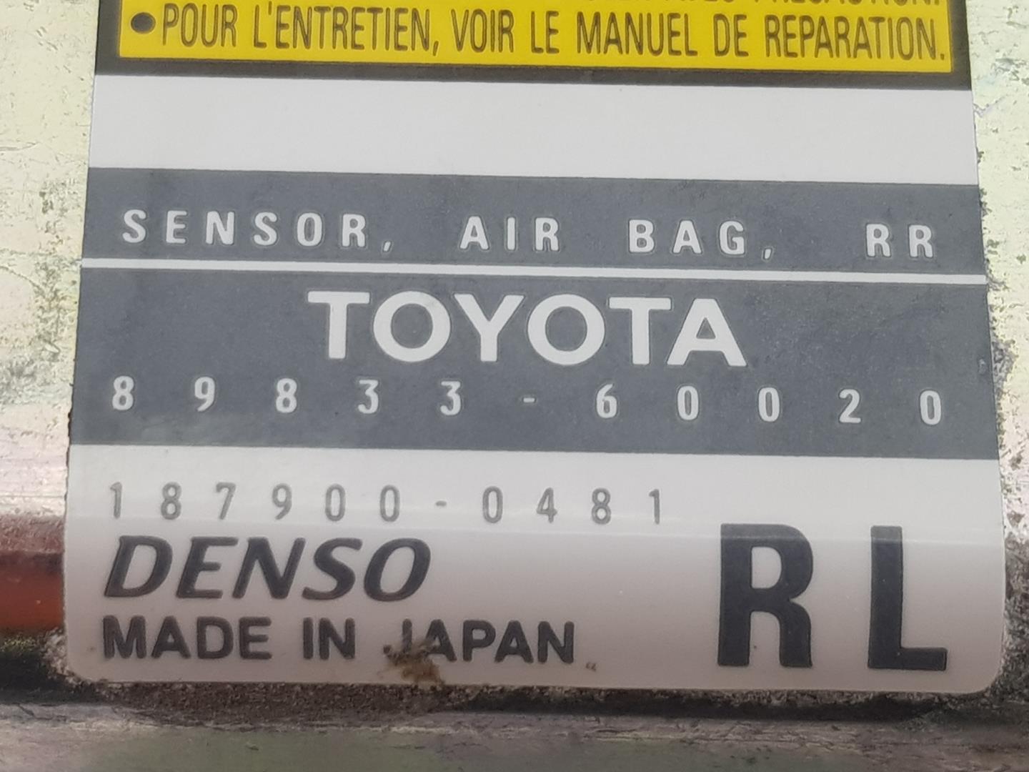 TOYOTA Land Cruiser 70 Series (1984-2024) Muut ohjausyksiköt 8983360020,1879000481,SENSORAIRBAGDERECHO 19920157