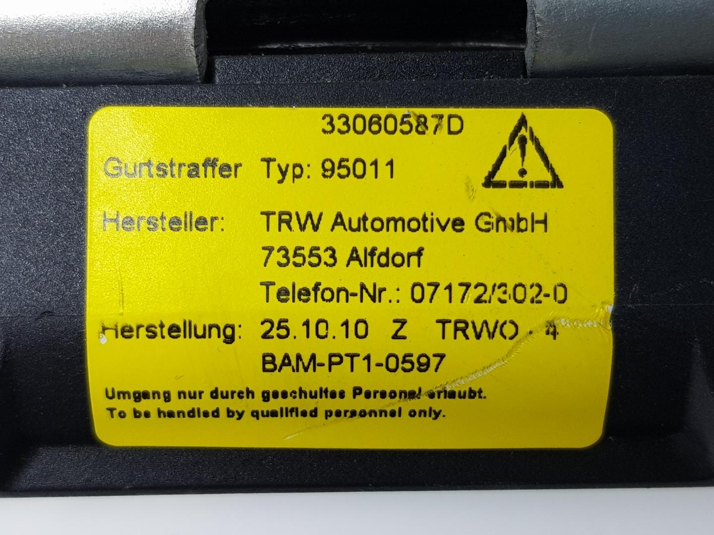 MERCEDES-BENZ C-Class W204/S204/C204 (2004-2015) Bakre Höger Säkerhetsbälte 33060587D, A2048608285 25306982