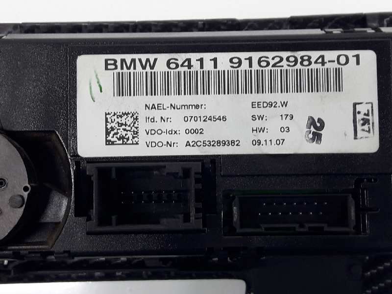 BMW 3 Series E90/E91/E92/E93 (2004-2013) Klimato kontrolės (klimos) valdymas 64119162984, 64119162984 19656189