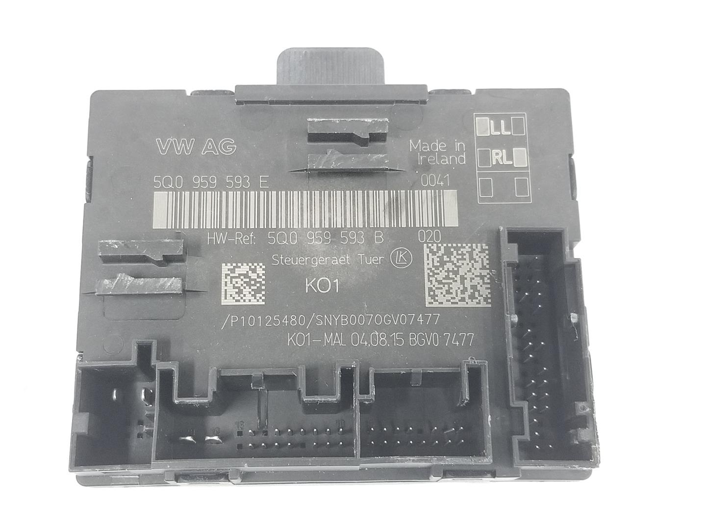 VOLKSWAGEN Variant VII TDI (2014-2024) Other Control Units 5Q0959593E, 5Q0959593E 19842736