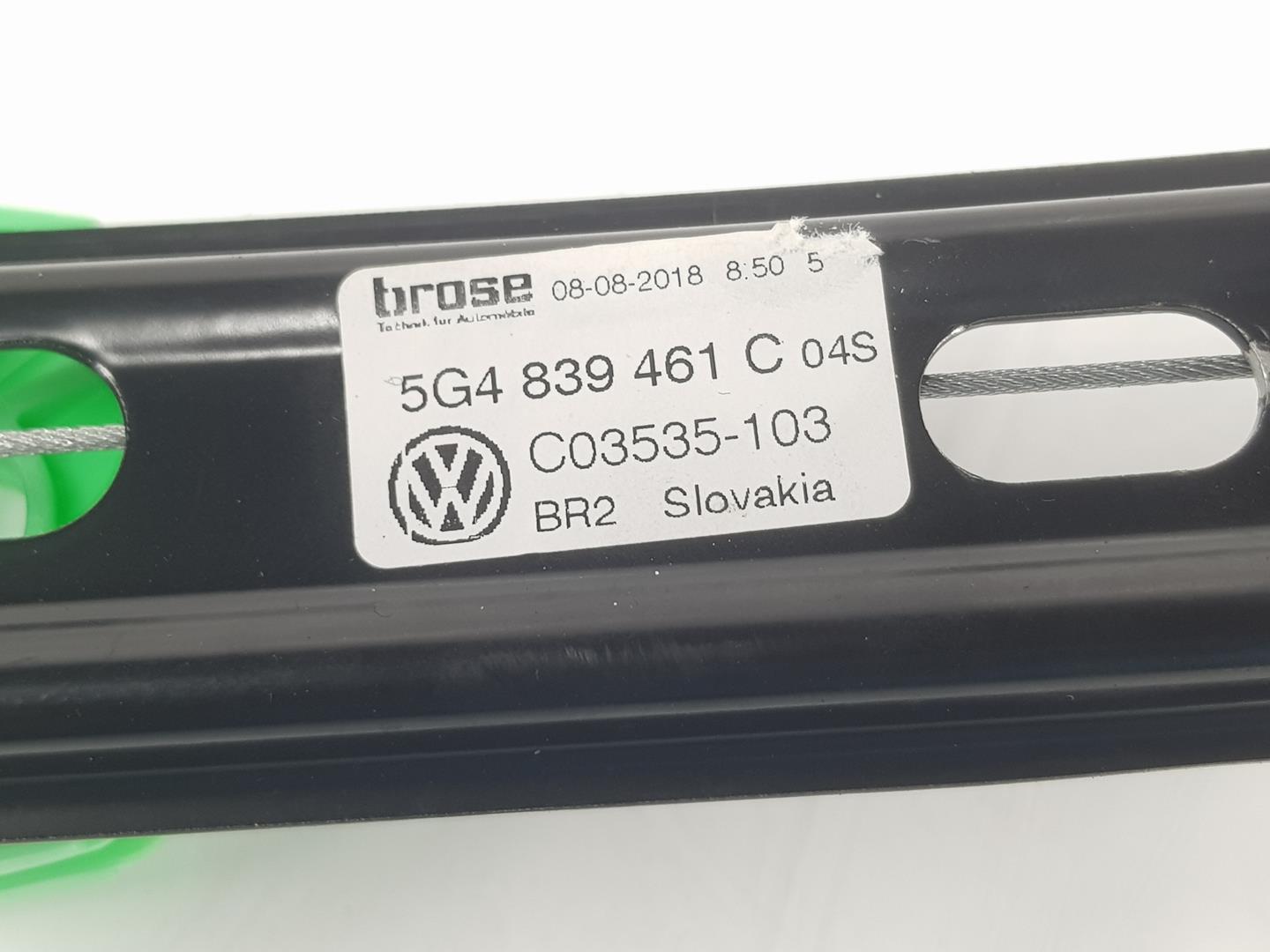 VOLKSWAGEN Golf 7 generation (2012-2024) Vasemman takaoven ikkunannostin 5G4839461C, 5G4839461C 19839653