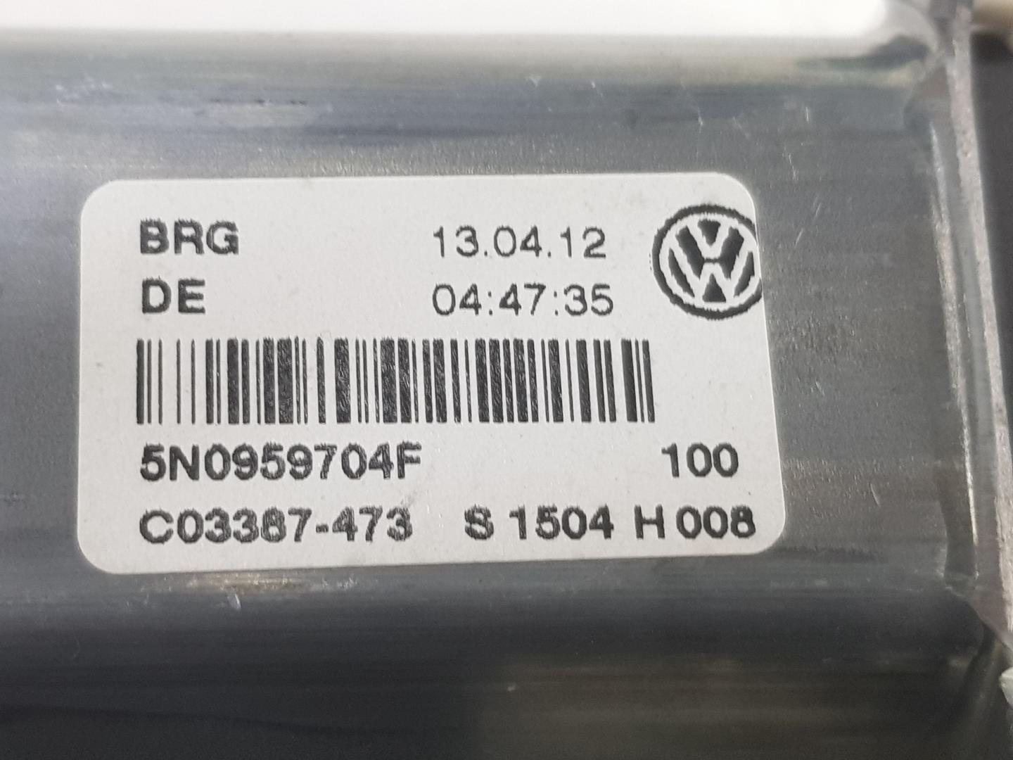 VOLKSWAGEN Tiguan 1 generation (2007-2017) Bakre høyre dør vinduskontrollmotor 5N0959704F,5N0959704F 19737140