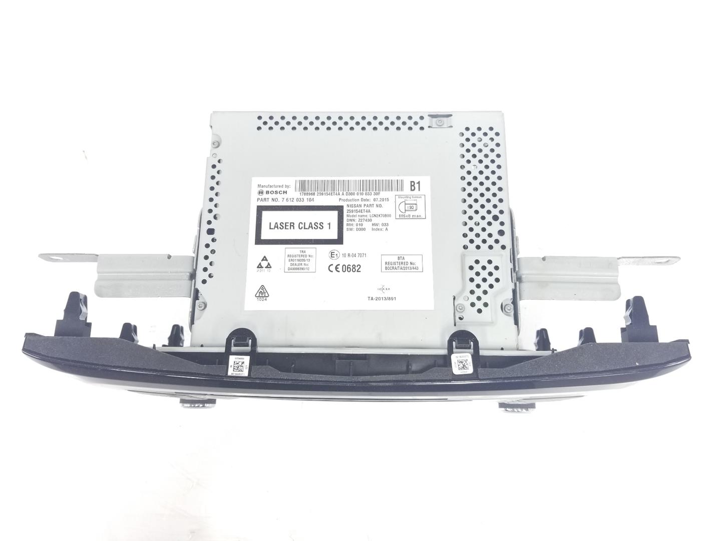 NISSAN Qashqai 2 generation (2013-2023) Music Player With GPS 259154ET4A, 259154ET4A 19763843