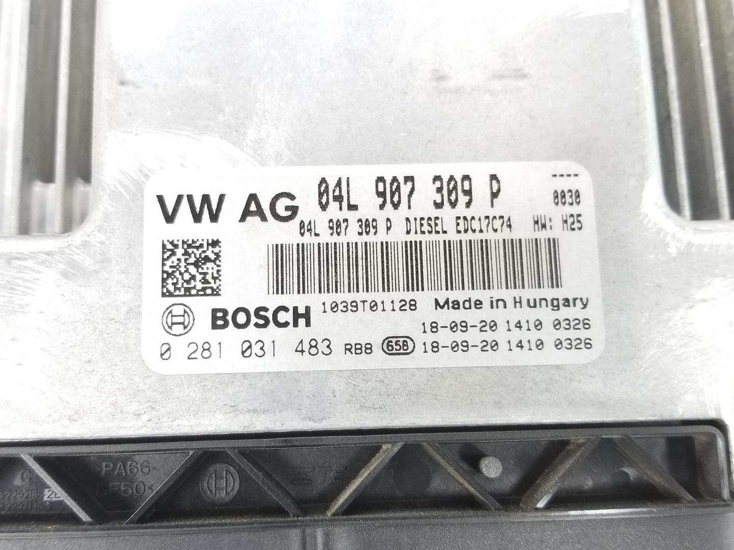 SKODA Karoq 1 generation (2017-2024) Calculateur d'unité de commande du moteur 04L907309P, 04L907309P 24135258