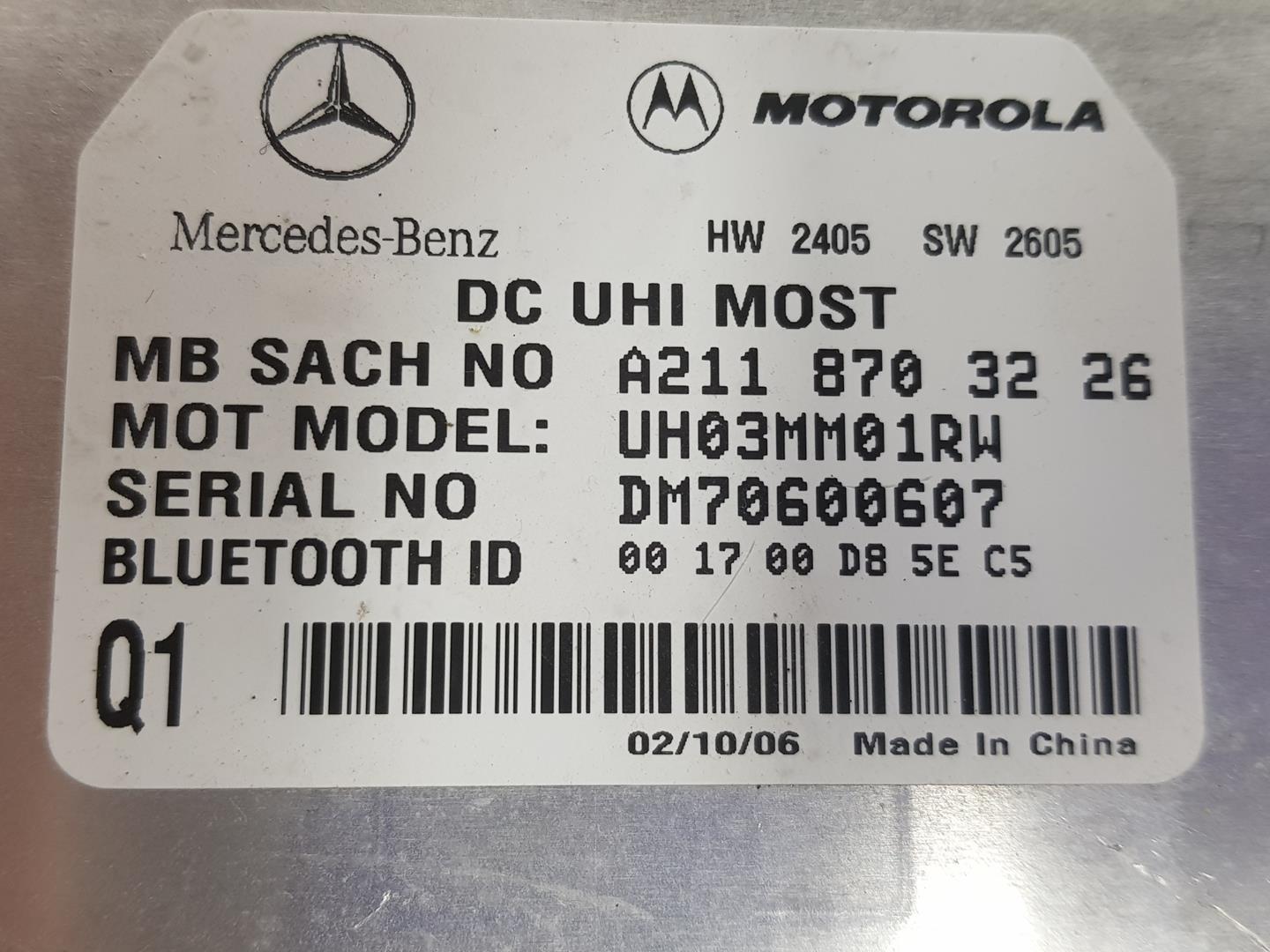 MERCEDES-BENZ M-Class W164 (2005-2011) Autres unités de contrôle A2118703226,A2118703226 19781681