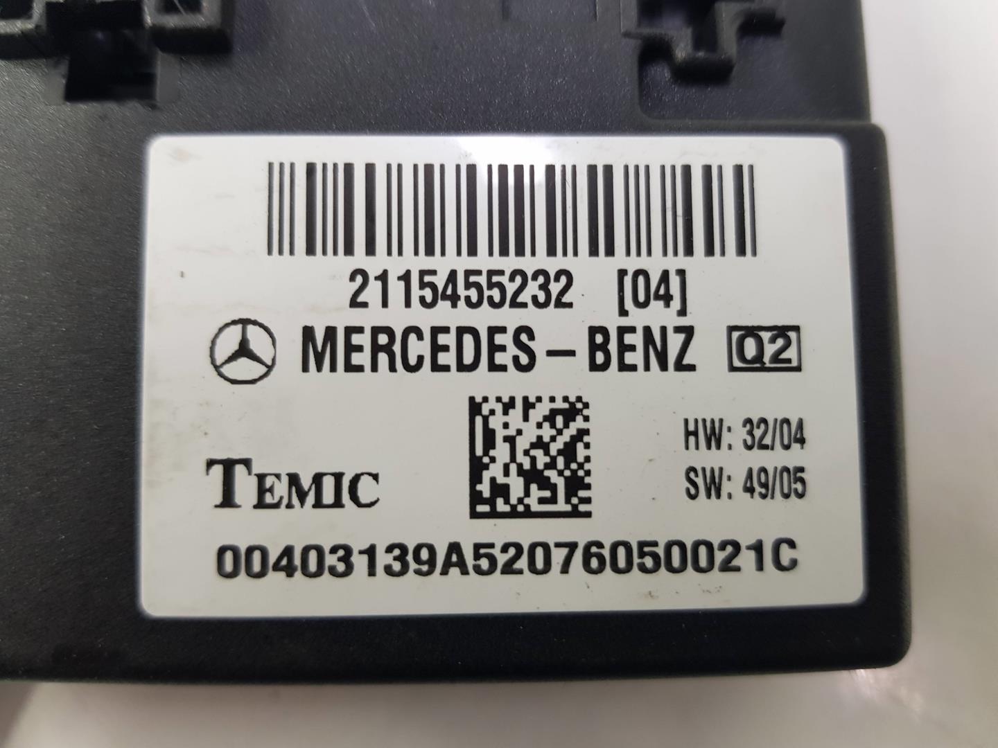 MERCEDES-BENZ CLS-Class C219 (2004-2010) Andre kontrollenheter A2115455232,2115455232 19803791