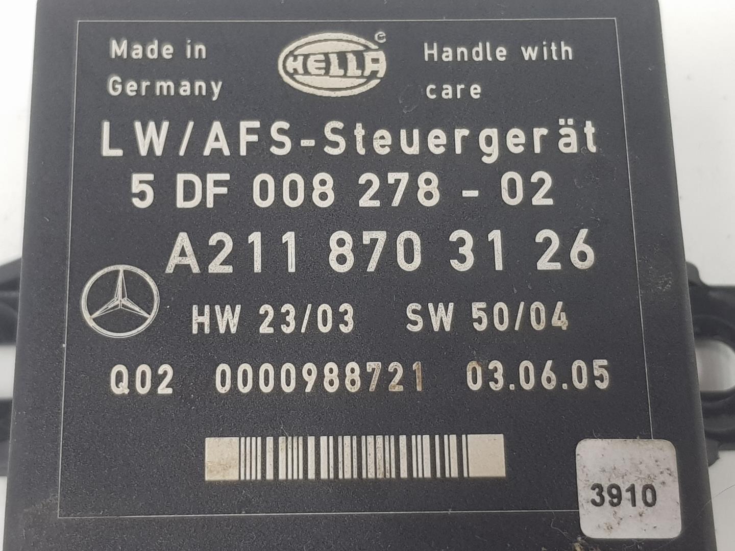 MERCEDES-BENZ M-Class W164 (2005-2011) Kiti valdymo blokai 5DF008278,A2118703126 24251614