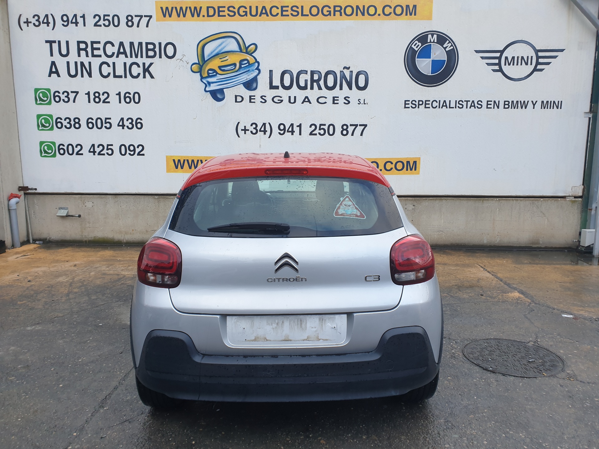 CITROËN C3 3 generation (2016-2024) Pучка ручника 98062965ZD,98062965ZD 24235410