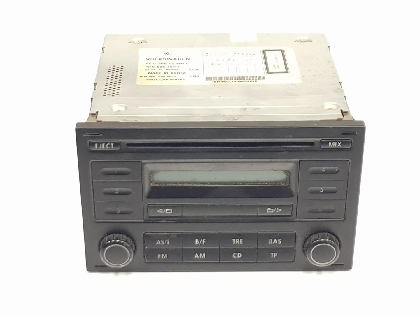 VOLKSWAGEN Transporter T5 (2003-2015) Music Player Without GPS 7H0035152F, 7H0035152F 19867801