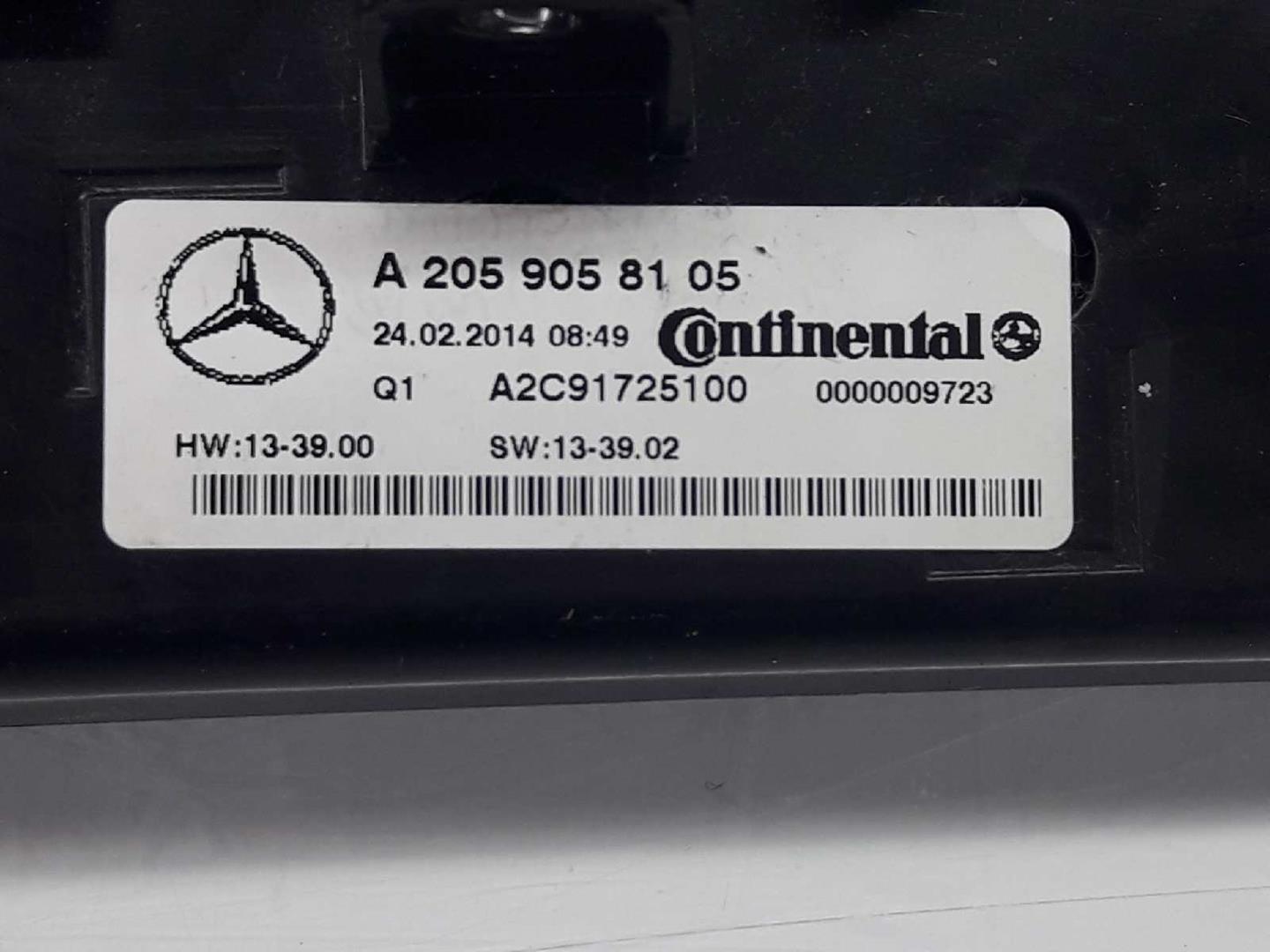 MERCEDES-BENZ C-Class W205/S205/C205 (2014-2023) Unitate de control al climei A2059058105, 2059058105 19651768