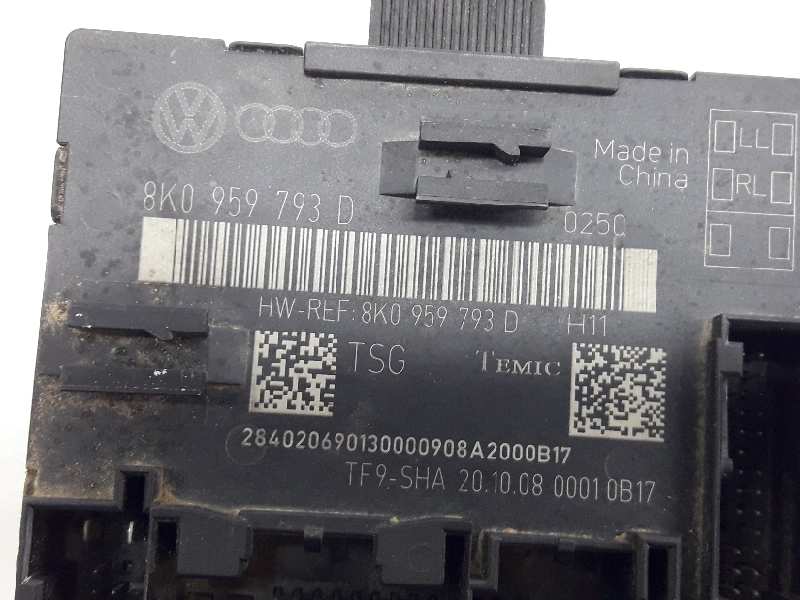 AUDI A5 8T (2007-2016) Other Control Units 8K0959793H,8K0959793D 19648045