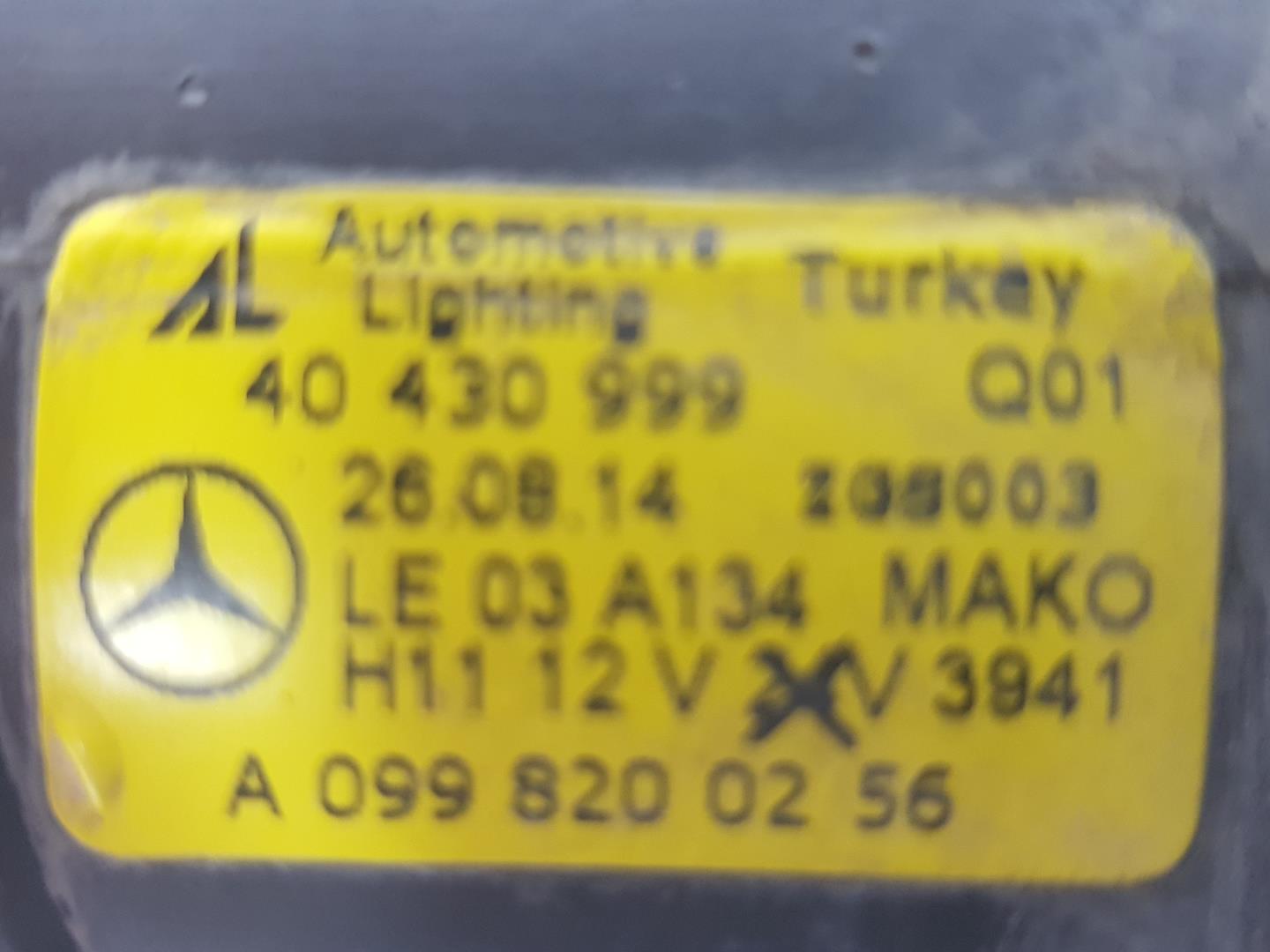 MERCEDES-BENZ A-Class W176 (2012-2018) Oikea etusumuvalo A0998200256, A0998200256 24206258