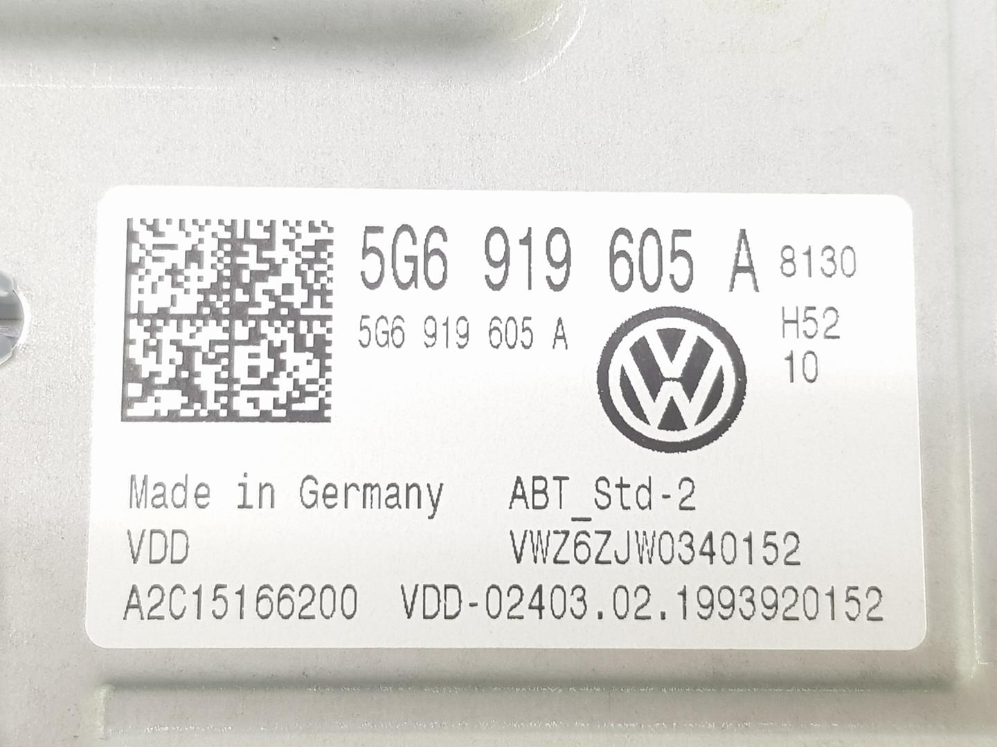 VOLKSWAGEN Golf 7 generation (2012-2024) Другие внутренние детали 5G6919605A,5G6919605A 19832154