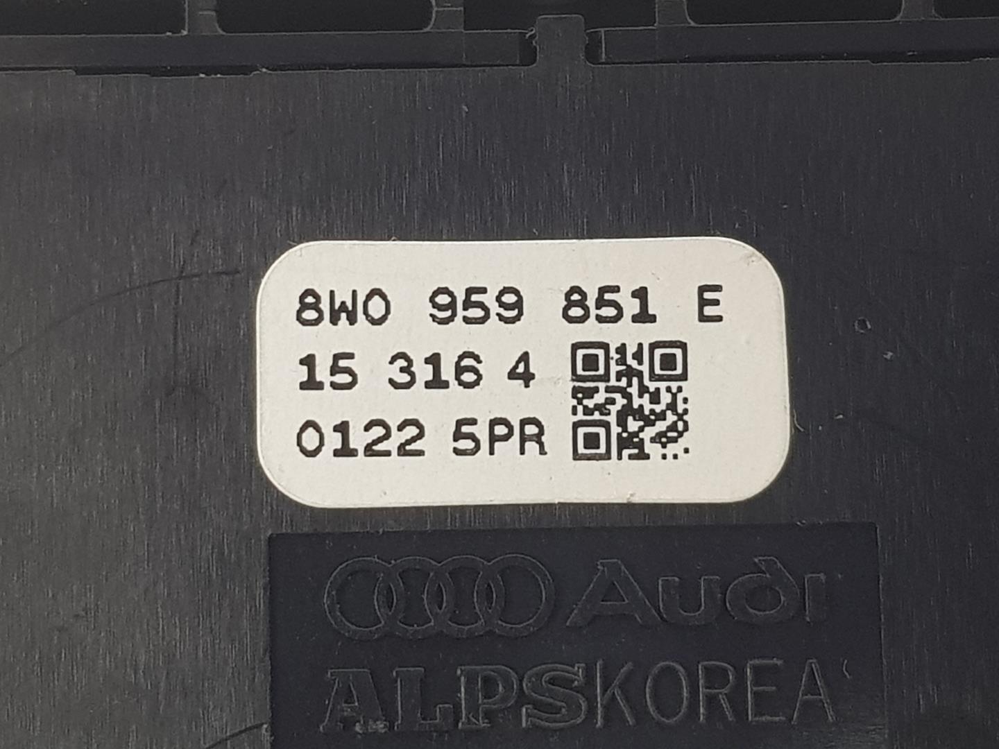AUDI A4 B9/8W (2015-2024) Priekinių kairių durų langų pakėlimo mygtukai 8W0959851E, 8W0959851E 19754707
