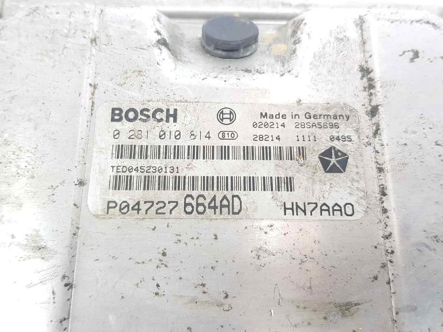 CHRYSLER Sebring 2 generation (2001-2007) Блок управления двигателем P04727664AD 19680488