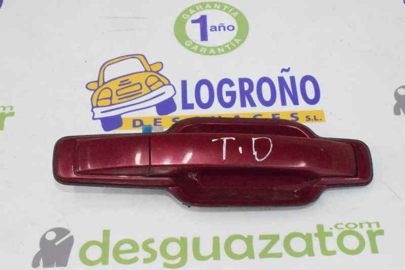 SSANGYONG Actyon 1 generation (2005-2012) Rear right door outer handle 7344009001RAD, 7344009001, COLORGRANATE 19583943