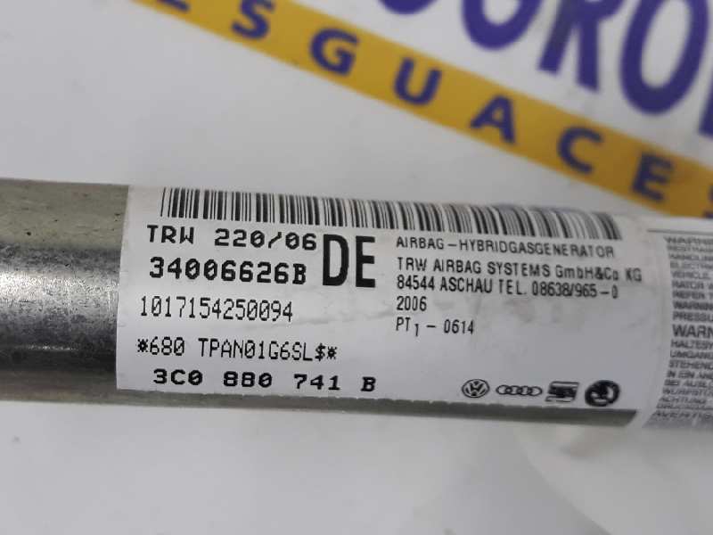 VOLKSWAGEN Passat B6 (2005-2010) Подушка безопасности потолка левая 3C0880741E,3C0880741B 19564764