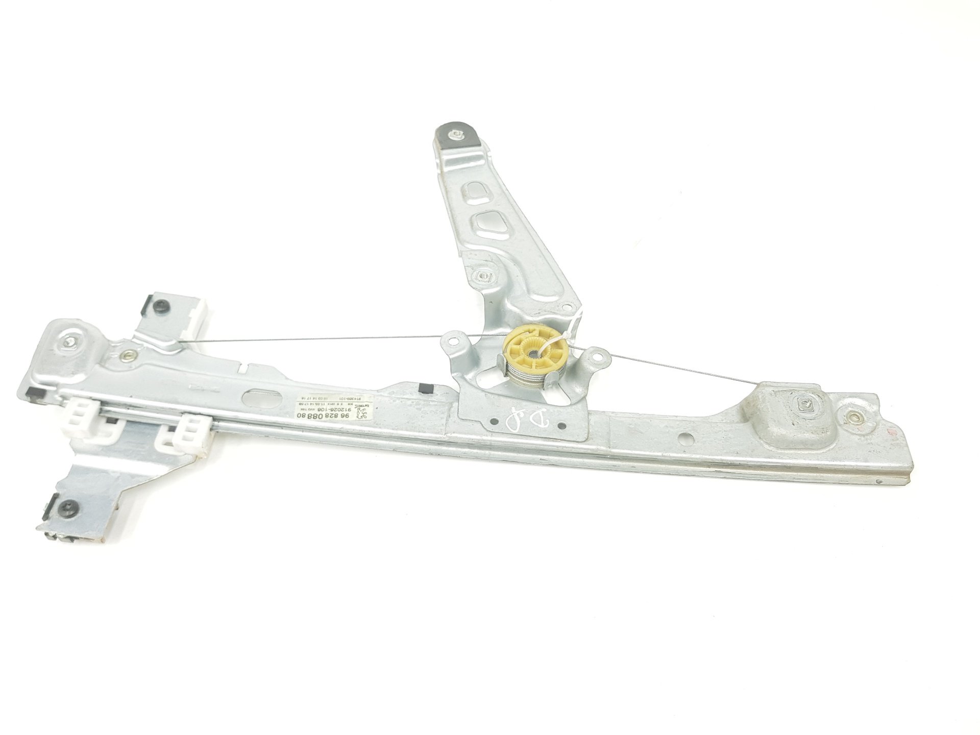 PEUGEOT 3008 1 generation (2010-2016) Front Right Door Window Regulator 9682808880,9222FF 27257047