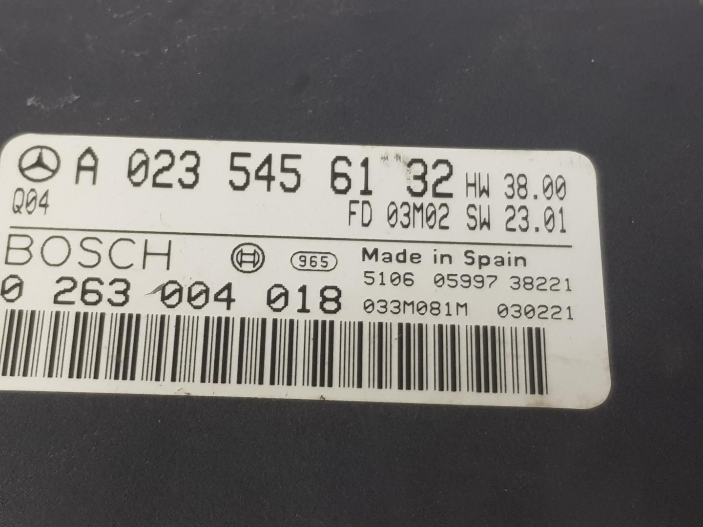 MERCEDES-BENZ SL-Class R230 (2001-2011) PDC Parking Distance Control Unit A0235456132, 0235456132 24124014