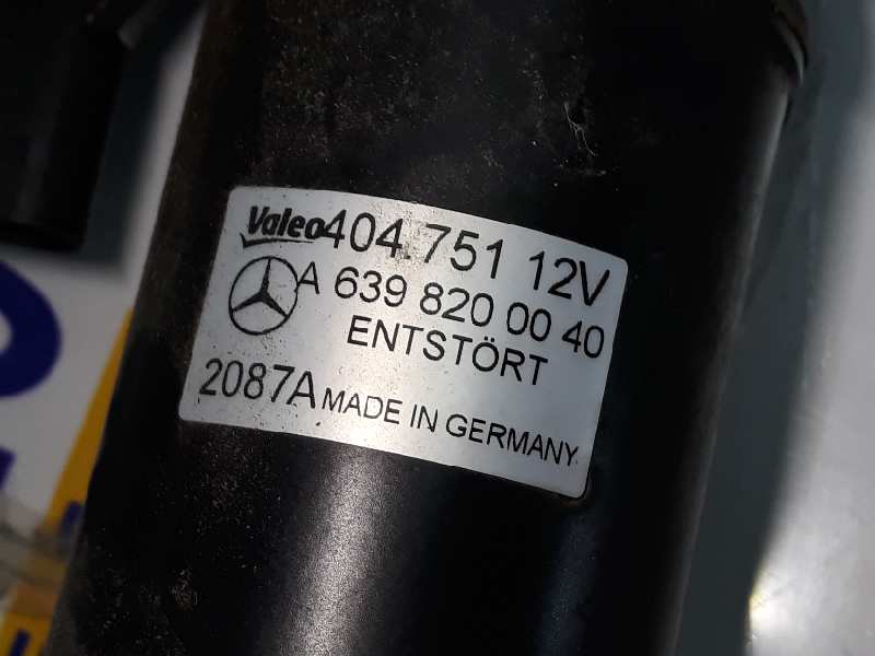 MERCEDES-BENZ Vito W639 (2003-2015) Front vindusviskermekanisme A6398200140, 6398200140 19893190