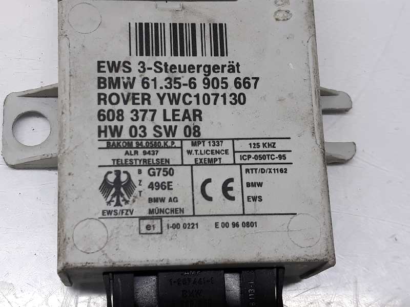 BMW 3 Series E46 (1997-2006) Immobiliser control unit 61356905667 19660381