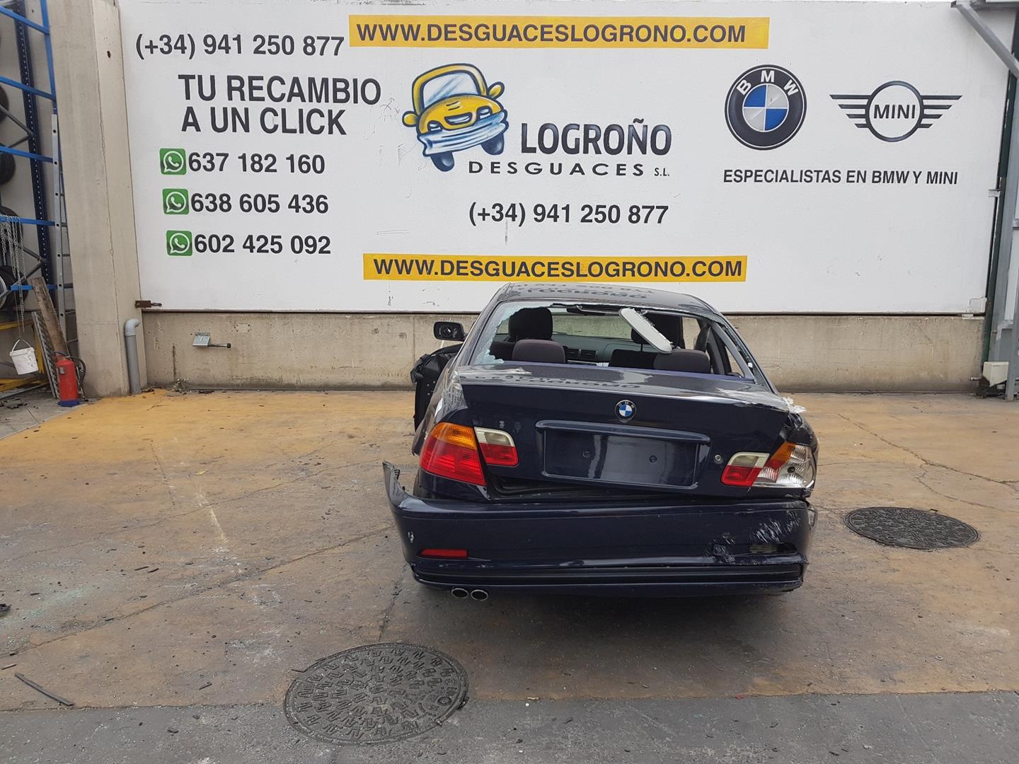 BMW 3 Series E46 (1997-2006) Priekinė kairė sėdynės sagtis 72119119551, 9119551 19934591