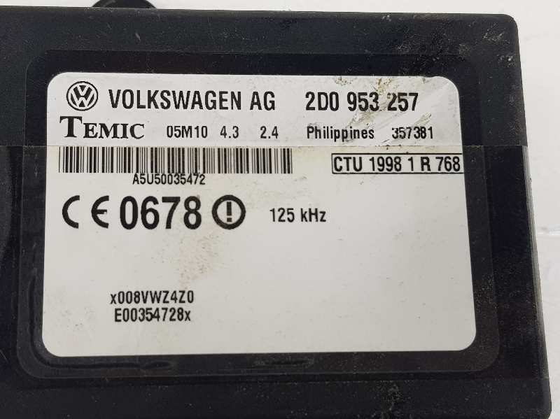 VOLKSWAGEN LT 2 generation (1996-2006) Other Control Units 2D0953257,2D0953257 19740676