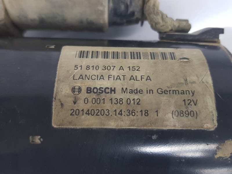 FIAT MiTo 955 (2008-2020) Starter Motor 51810307,0001138012,51916170 19919112