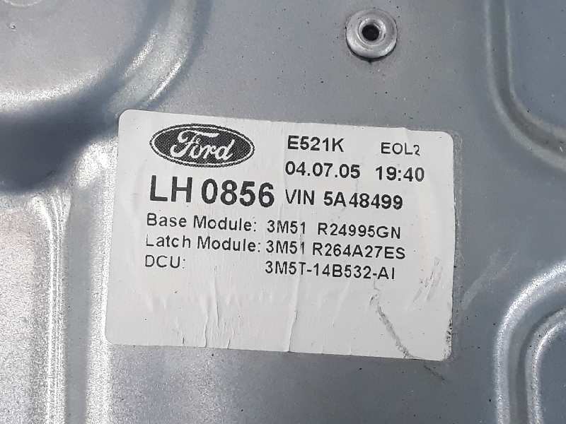 FORD C-Max 1 generation (2003-2010) Rear left door window lifter 1457168,3M51R24995GN,3M51R264A27ES 19871794