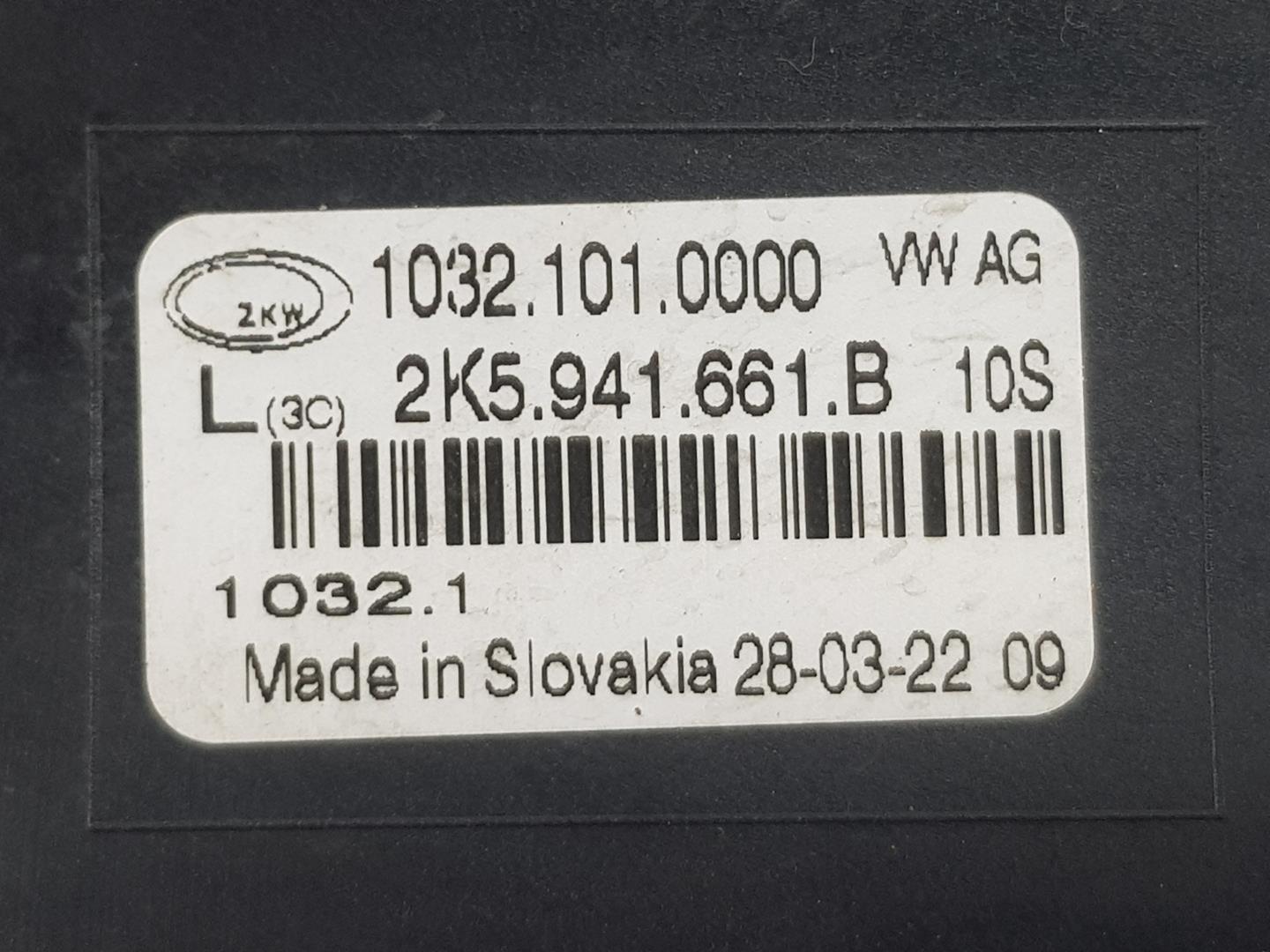 VOLKSWAGEN Caddy 4 generation (2015-2020) Främre vänster dimljus 2K5941661B, 2K5941661B 20414803