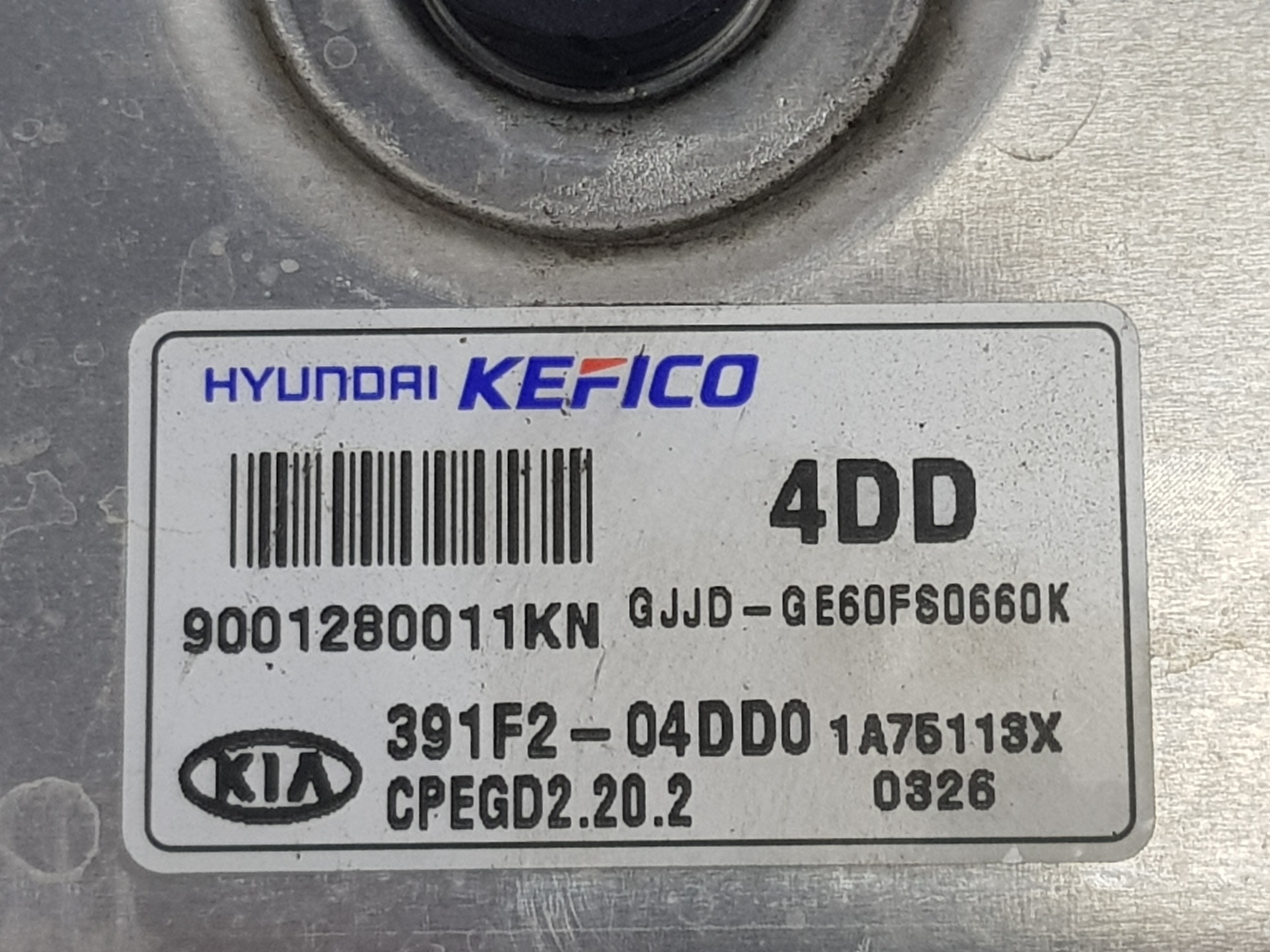 KIA Cee'd 2 generation (2012-2018) Блок керування двигуном ECU 391F204DD0,391F204DD0 27257455