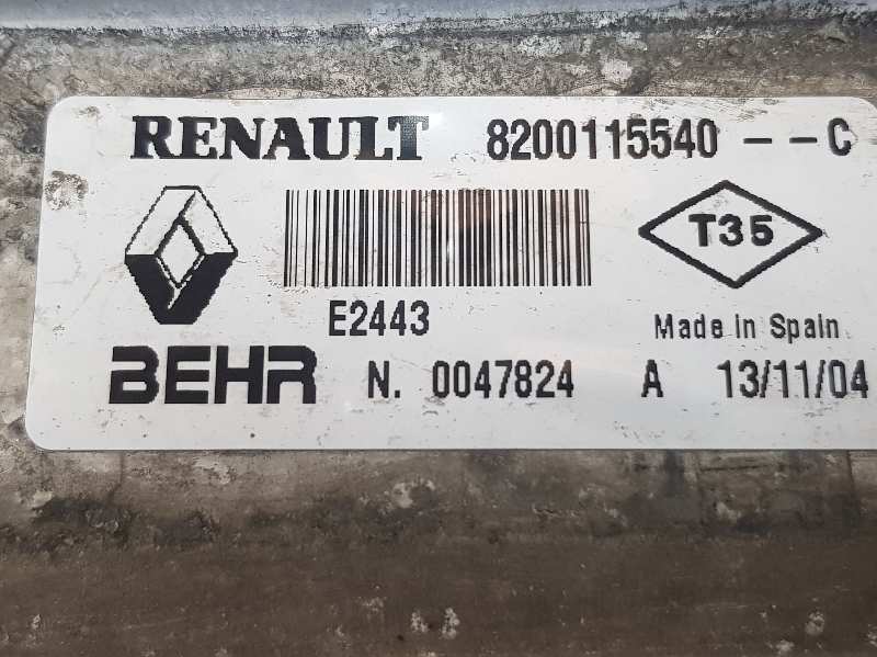 RENAULT Megane 2 generation (2002-2012) Interkūlerio radiatorius 8200115540, 160132153F, 8200700172 19683360