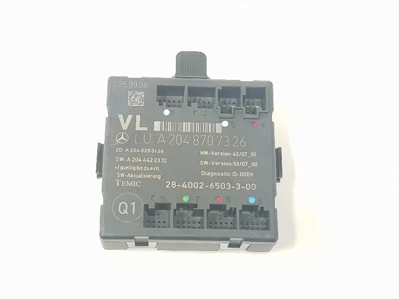 MERCEDES-BENZ C-Class W204/S204/C204 (2004-2015) Other Control Units A2048707326, 2048707326, DELANTEROIZQ 19740294