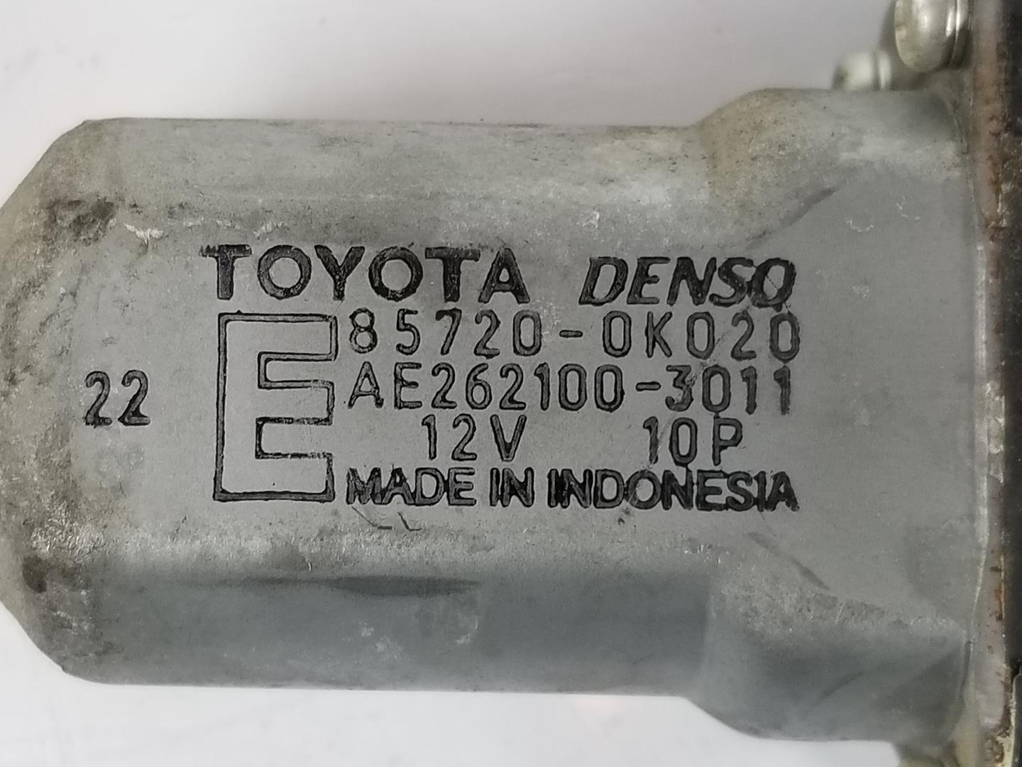 TOYOTA Hilux 7 generation (2005-2015) Galinių dešinių durų stiklo pakelėjo varikliukas 857200K020, 857200K020 24142075