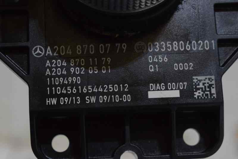 MERCEDES-BENZ C-Class W204/S204/C204 (2004-2015) Navigacijos valdymo ratukas A2048700779, A2048700779 19567113