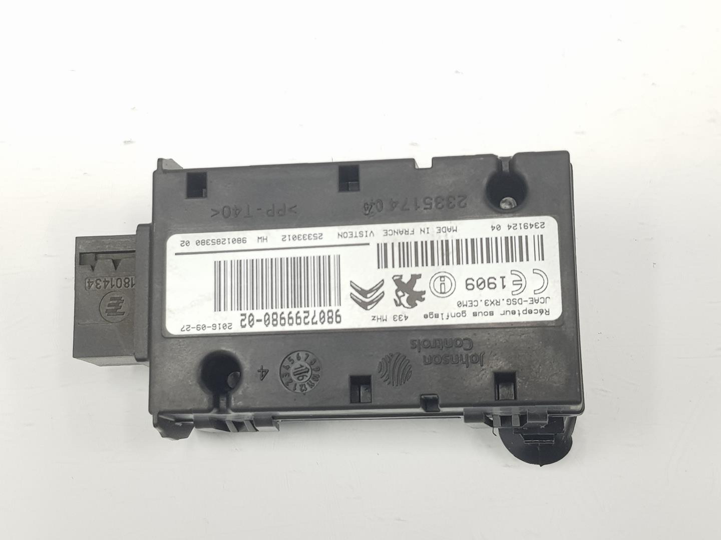 PEUGEOT 508 1 generation (2010-2020) Other Control Units 9807299980, 9807299980 24139796