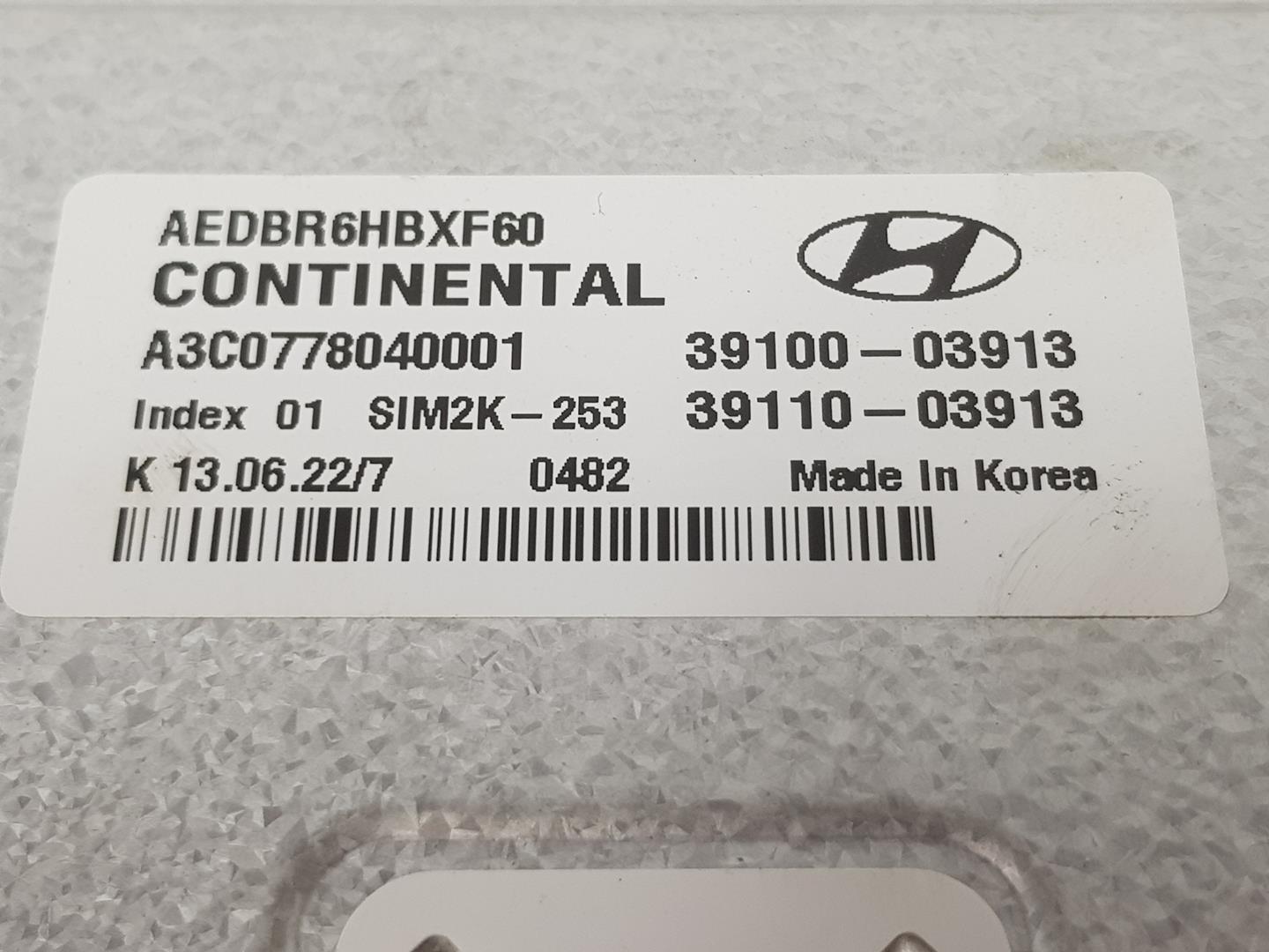 HYUNDAI Ioniq AE (2016-2023) Motorkontrollenhet ECU 3910003913, 3910003913 25307915