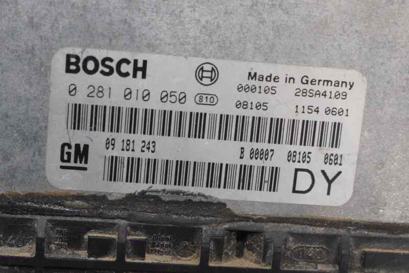 OPEL Astra H (2004-2014) Блок керування двигуном ECU 09181243,0281010050 19558168