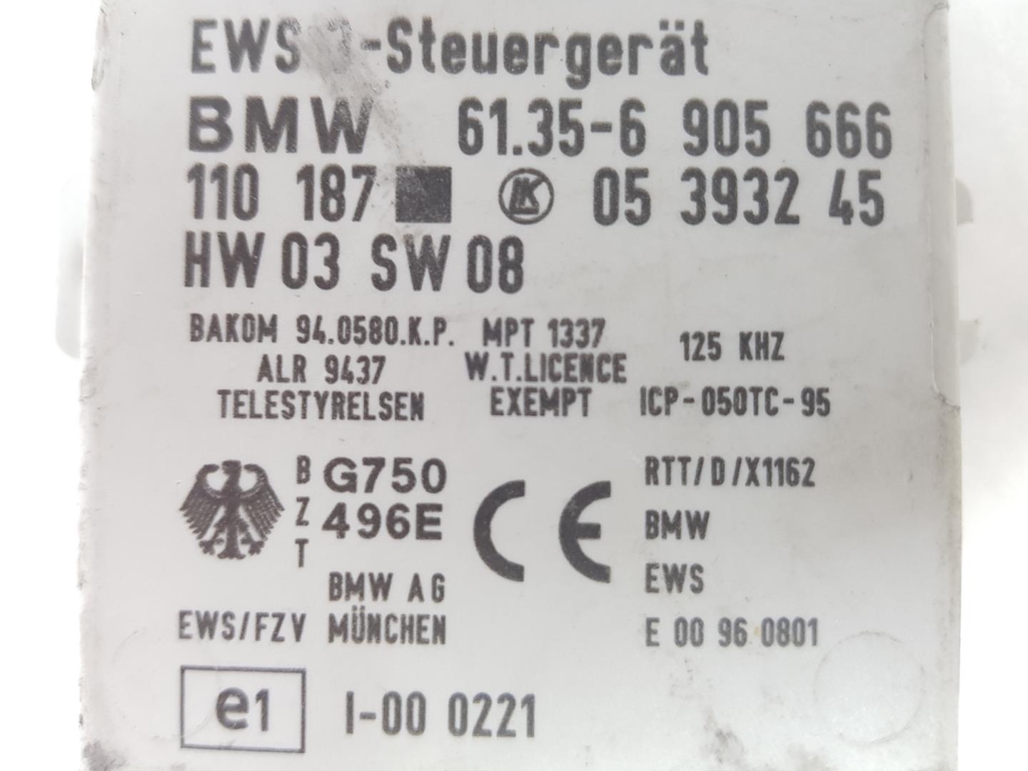 BMW 3 Series E46 (1997-2006) Andra styrenheter 61356905666, 6905666 20977415