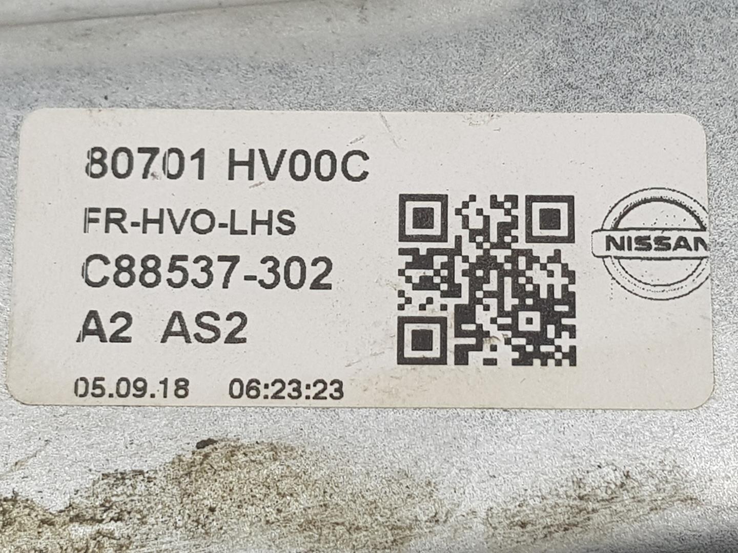 NISSAN Qashqai 2 generation (2013-2023) Priekšējo kreiso durvju logu pacēlājs 80701HV00C, 80701HV00D, SINMOTOR 19806835