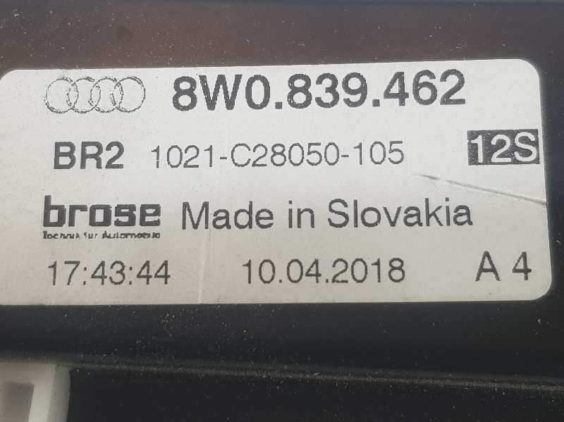 AUDI A4 B9/8W (2015-2024) Стеклоподъемник задней правой двери 8W0839462,8W0839462 19689858