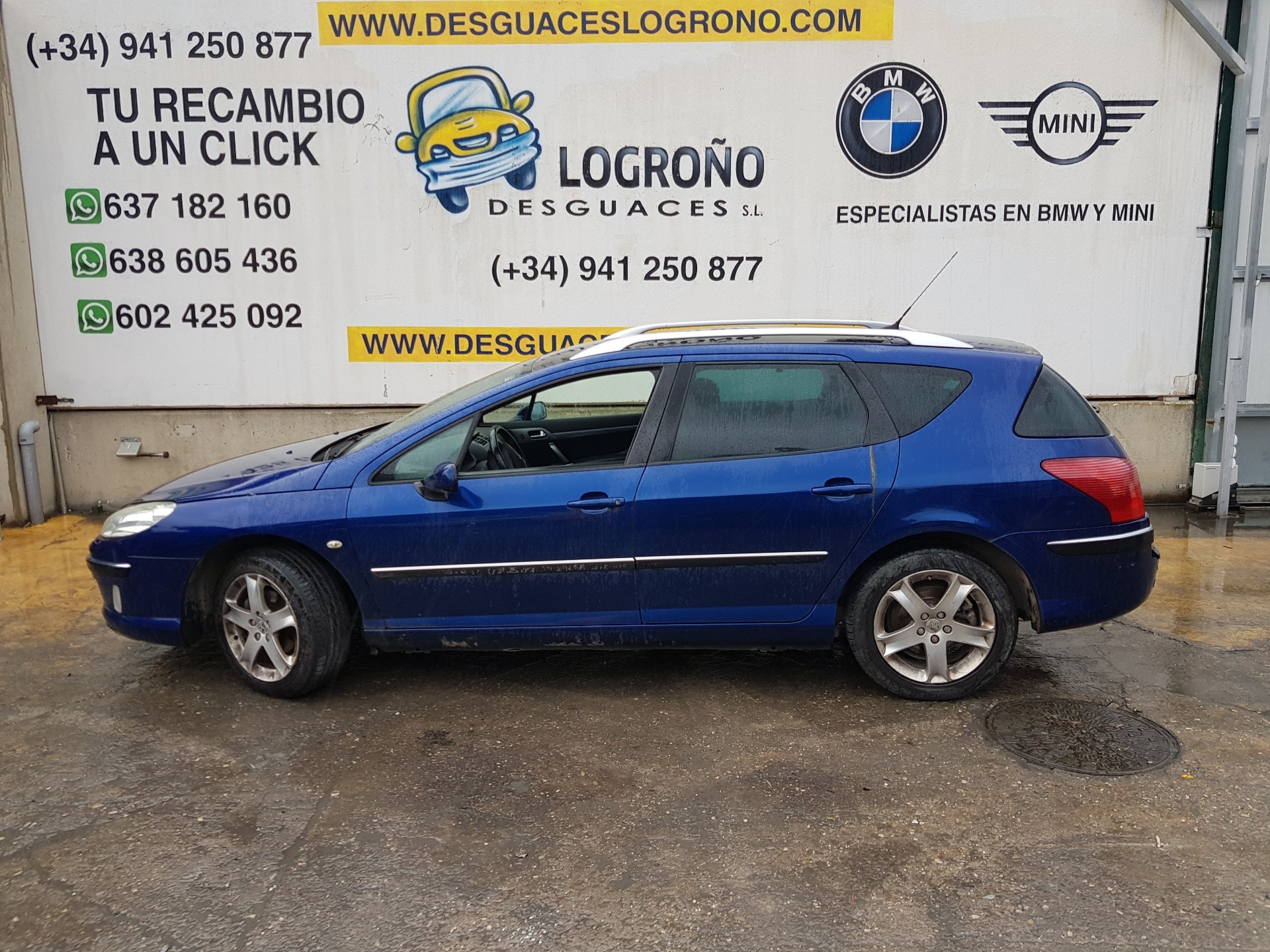 PEUGEOT 407 1 generation (2004-2010) Ліва передня крило 7840P0,7840P0,COLORAZULDECHINAEGE 24233803