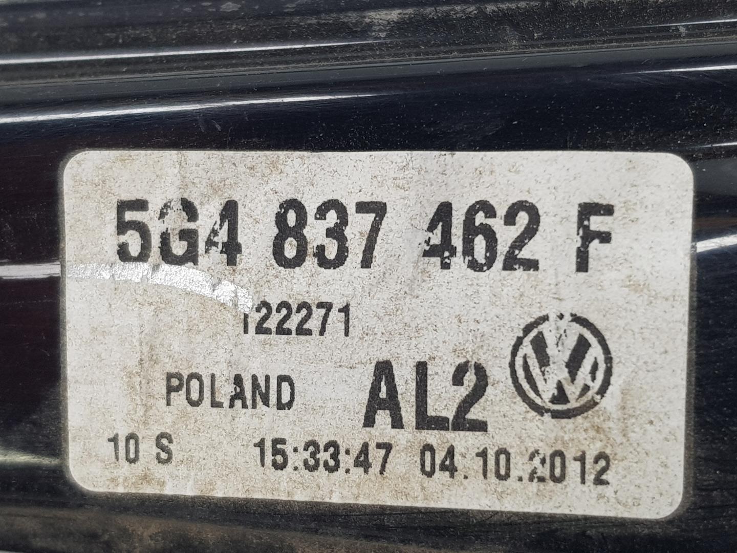 VOLKSWAGEN Golf 7 generation (2012-2024) Priekšējo labo durvju logu pacēlājs 5G4837462H, 5G4837462H 21631086