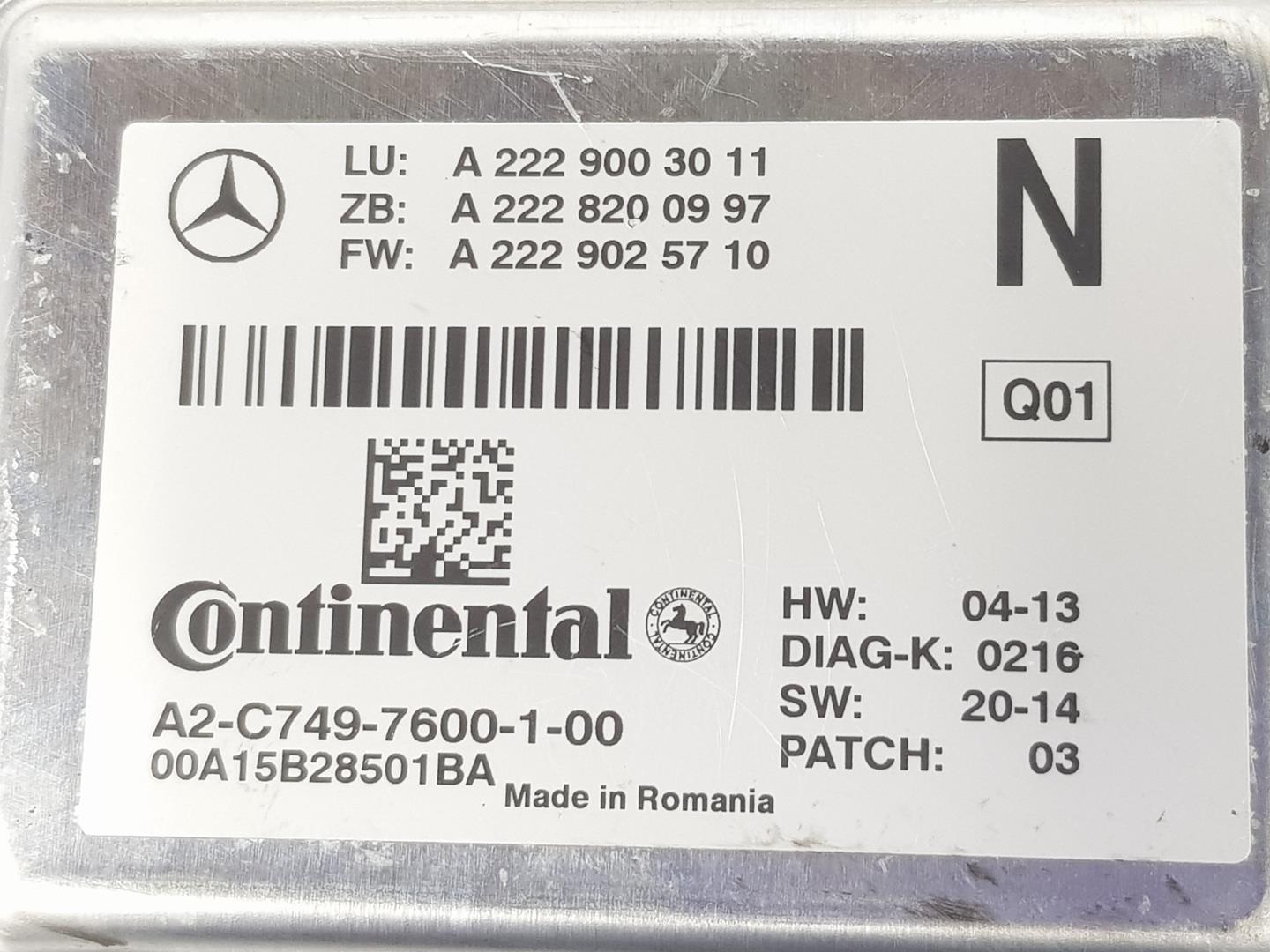 MERCEDES-BENZ C-Class W205/S205/C205 (2014-2023) Priekinė kamera A2229003011,A2229003011 19907292